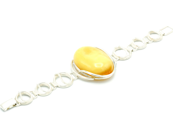 Butter Amber Oval Link Bracelet