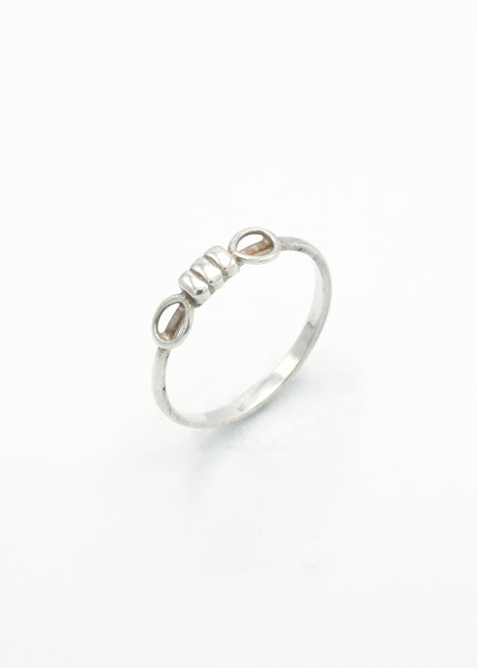 Infinity Loop Sterling Silver Ring