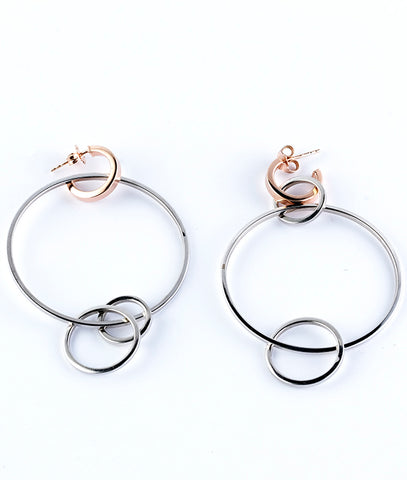 Double Ring Earrings