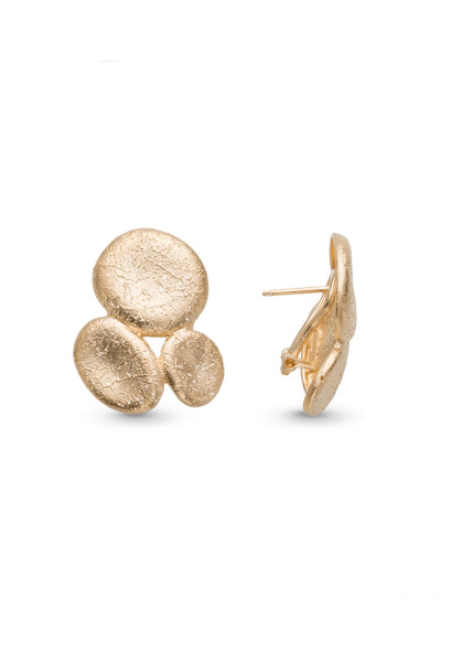 Sandstone 24 K Gold Plated Earrings