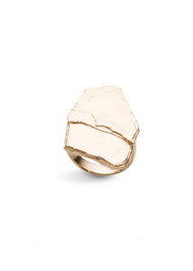 24K Gold Plated Carved Ring