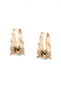 24 K Gold Plated Ribbon Earrings