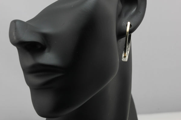 Contemporary Gold Line Earrings