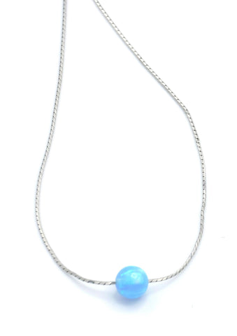 Opal Ball Necklace